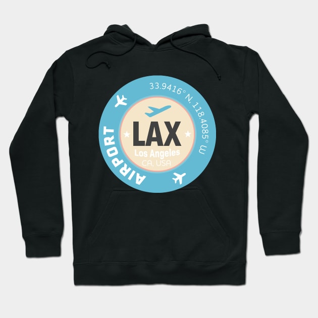 Los Angeles sticker Hoodie by Woohoo